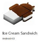 logo Android versi Ice Cream Sandwich
