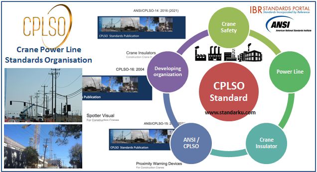 Standar CPLSO untuk saluran Listrik pada Crane - Crane Power Line Standards Organisation