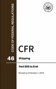 gambar : contoh Standar CFR Title 46 Part 500